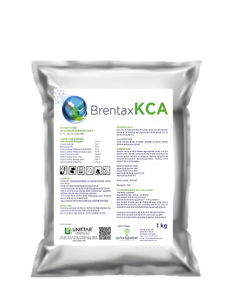 Brentax KCA — Asfert Global ambalajı · Topraklı Tarım Konya